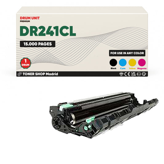 BDink Tambor de Imagen Compatible Brother DR241CL (4 Colores)