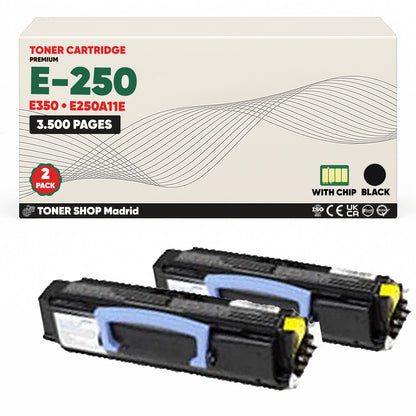 BDink Cartucho Tóner Compatible Lexmark E250/E350 Negro
