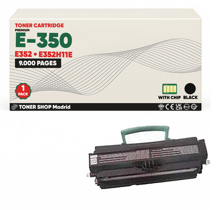 BDink Cartucho Tóner Compatible Lexmark E350/E352 Negro