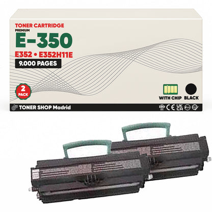 BDink Cartucho Tóner Compatible Lexmark E350/E352 Negro