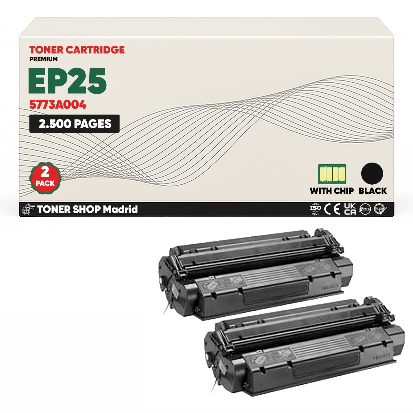 BDink Cartucho Tóner Compatible Canon EP25 Negro