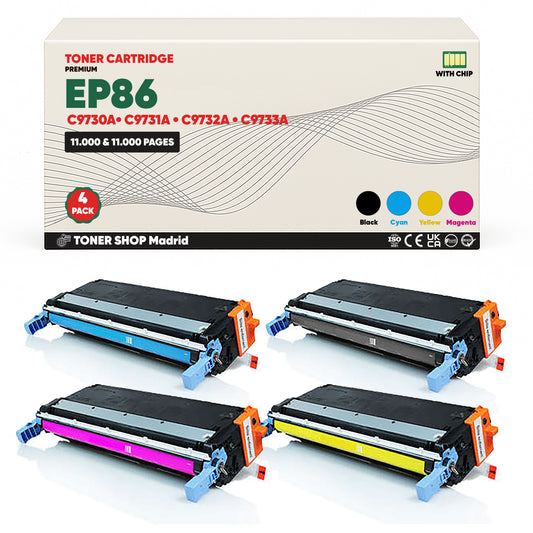 BDink Cartuchos Toner Compatible Canon EP-86 (CMYK 4 pack)