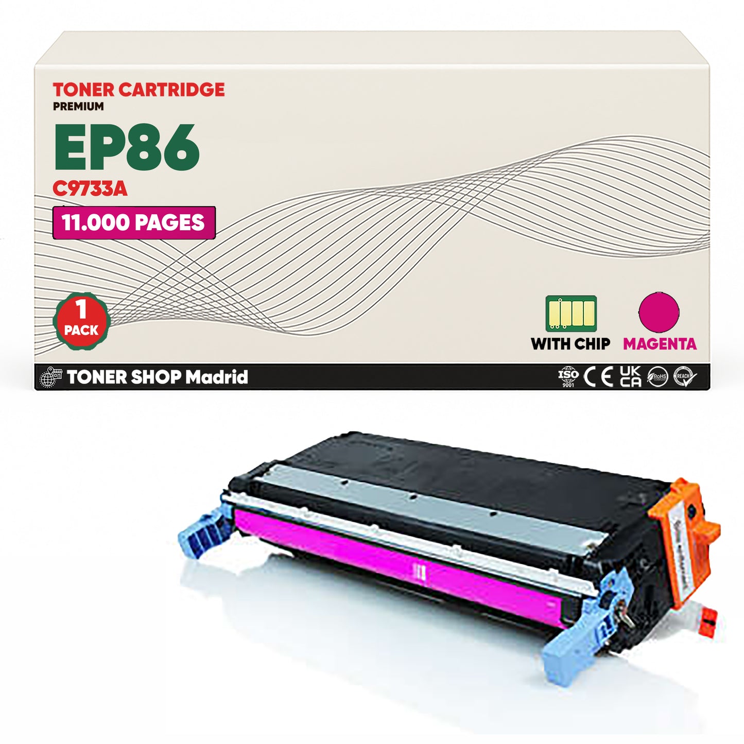 BDink Cartuchos Toner Compatible Canon EP-86 (CMYK 4 pack)