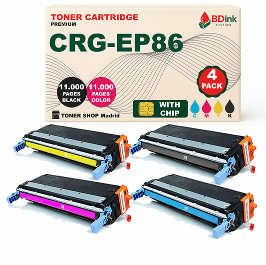 BDink Cartuchos Toner Compatible Canon EP-86 (CMYK 4 pack)