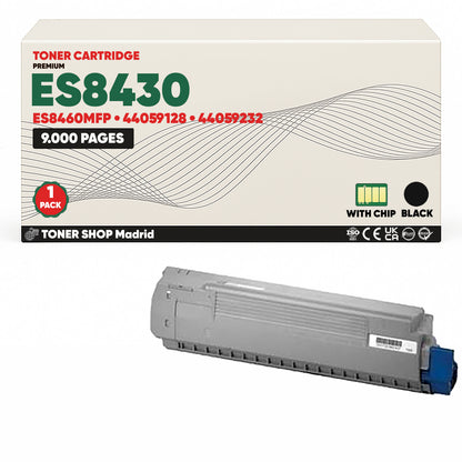 BDink Cartuchos Tóner Compatibles OKI Executive ES8430/ES8460MFP CMYK (Pack 4)