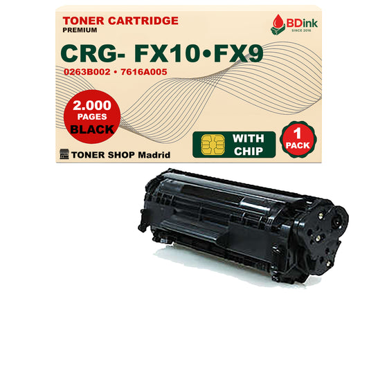 BDink Cartucho Tóner Compatible Canon FX10/FX9/104/703 Negro