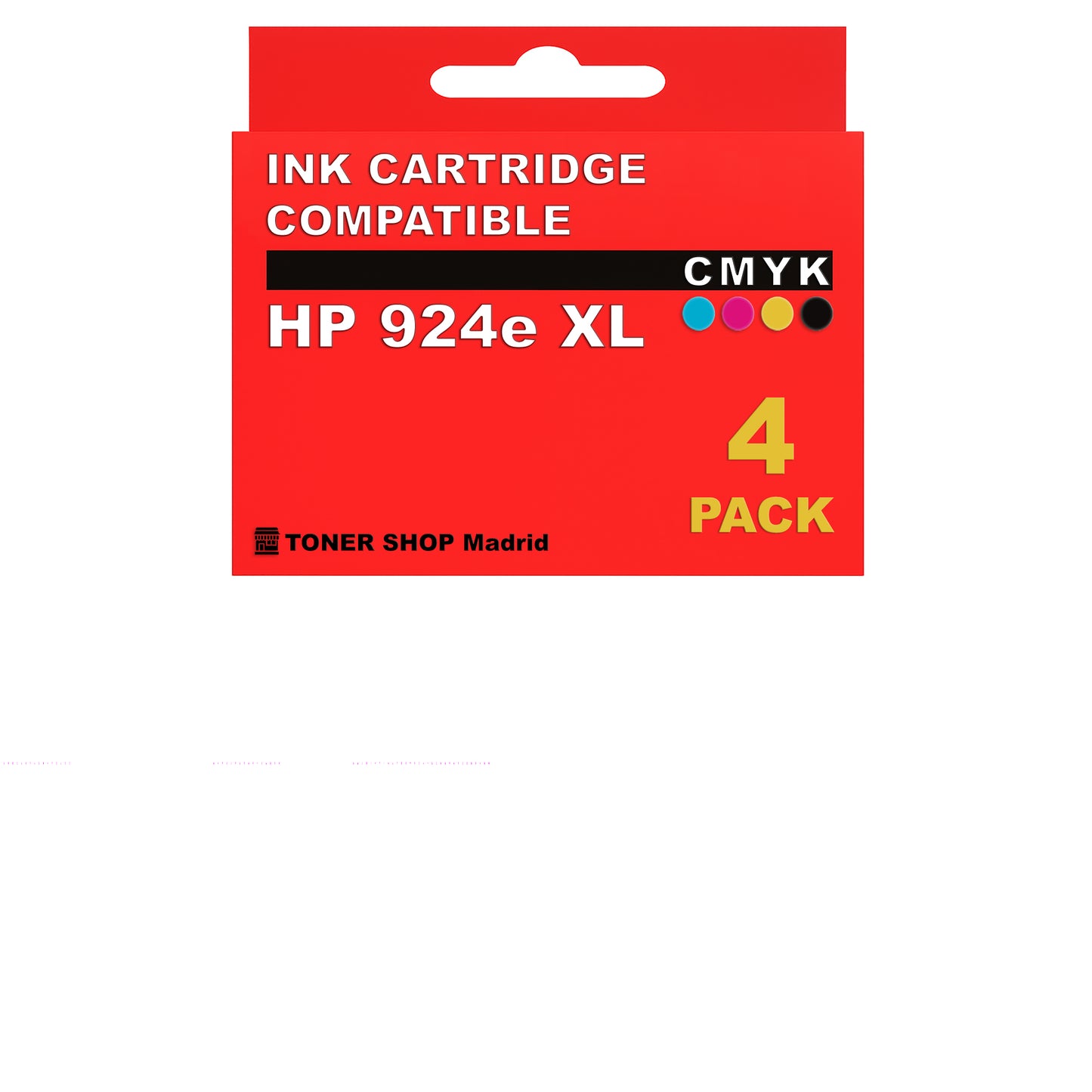 BDink Cartuchos Tinta Compatible HP 924e XL CMYK (Pack 4)