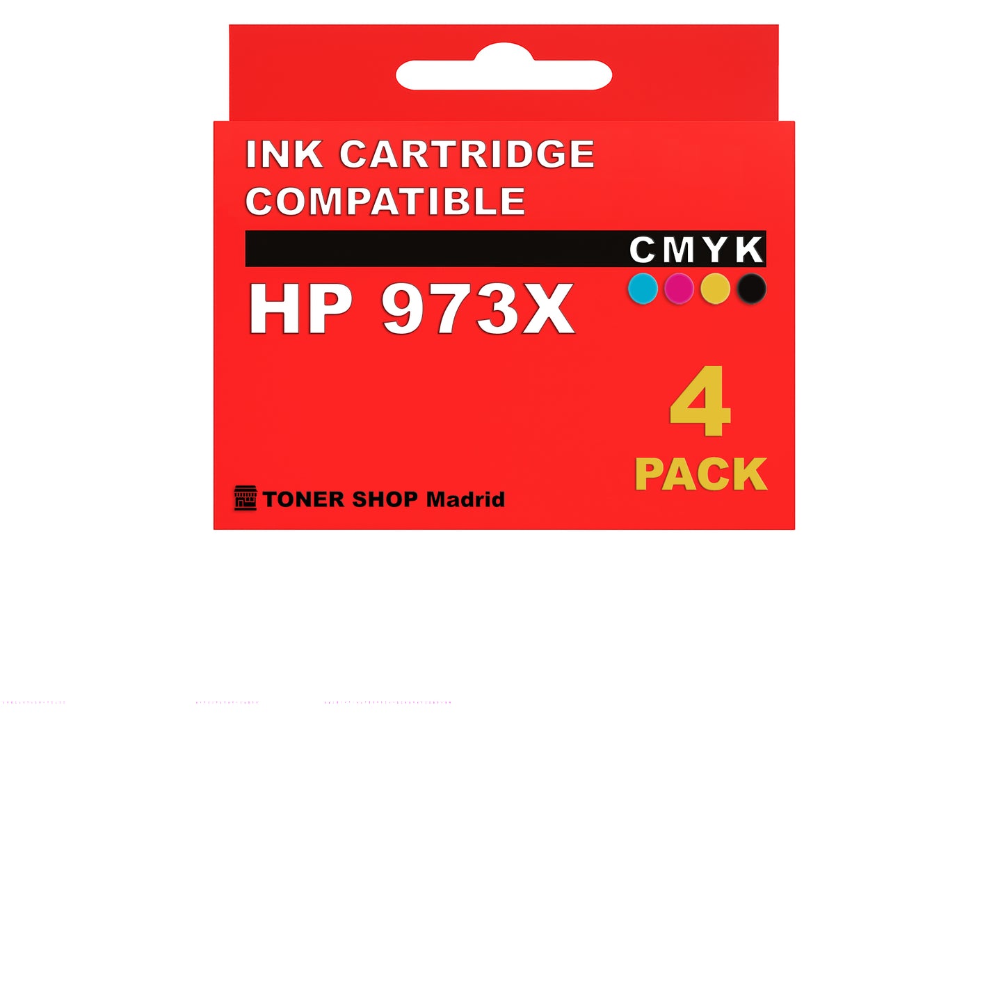 BDink Cartuchos Tinta Compatible HP 973X CMYK (Pack 4)