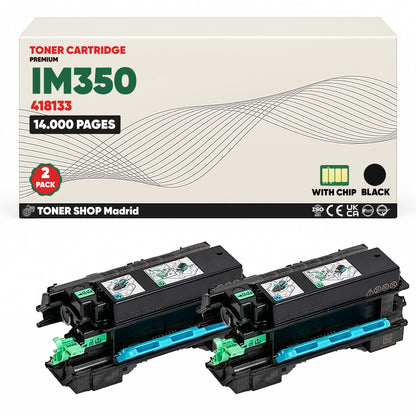 BDink Cartucho Tóner Compatible Ricoh IM350 Negro