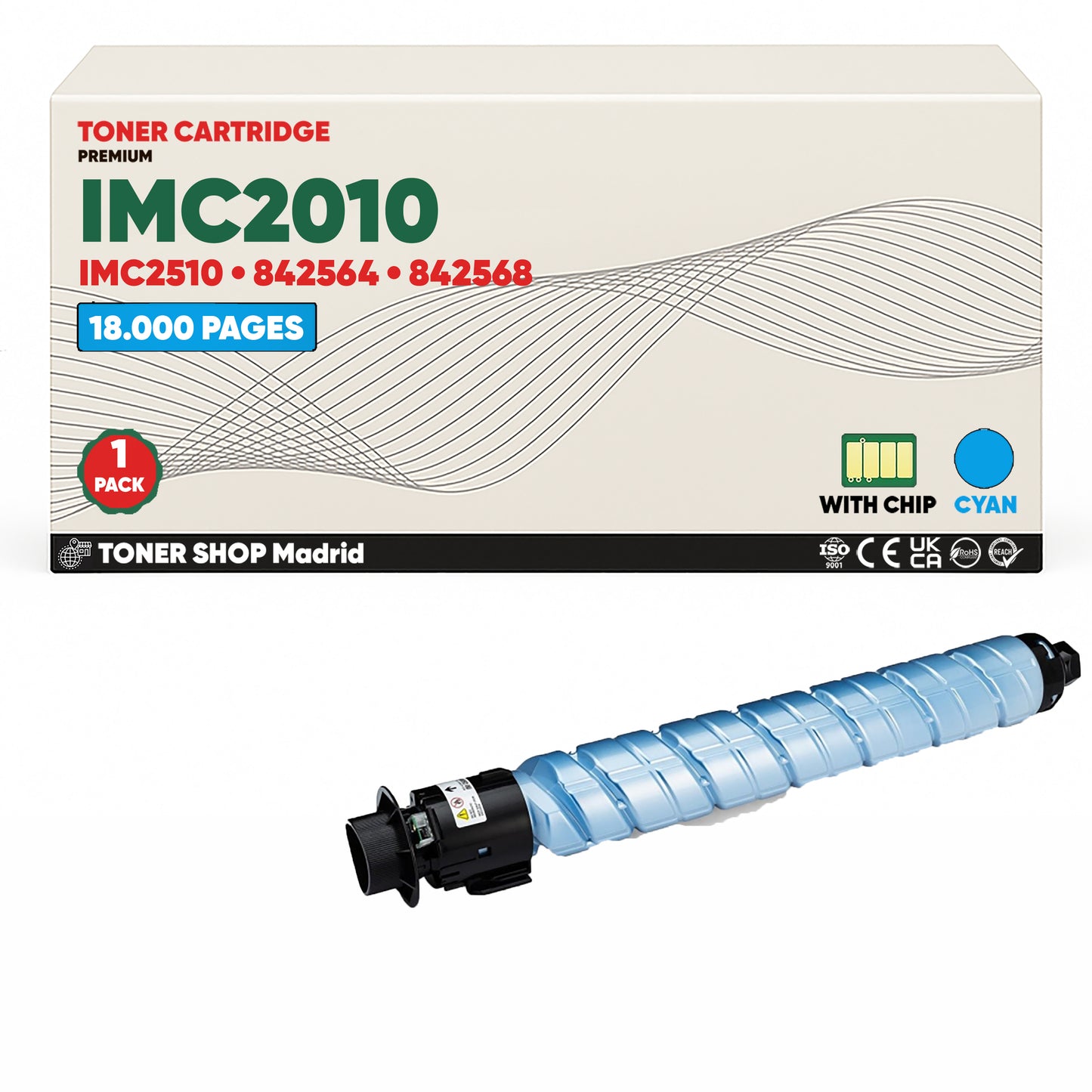 BDink Tóner Compatible Ricoh IMC2010/IMC2510 (Pack 4 CMYK)