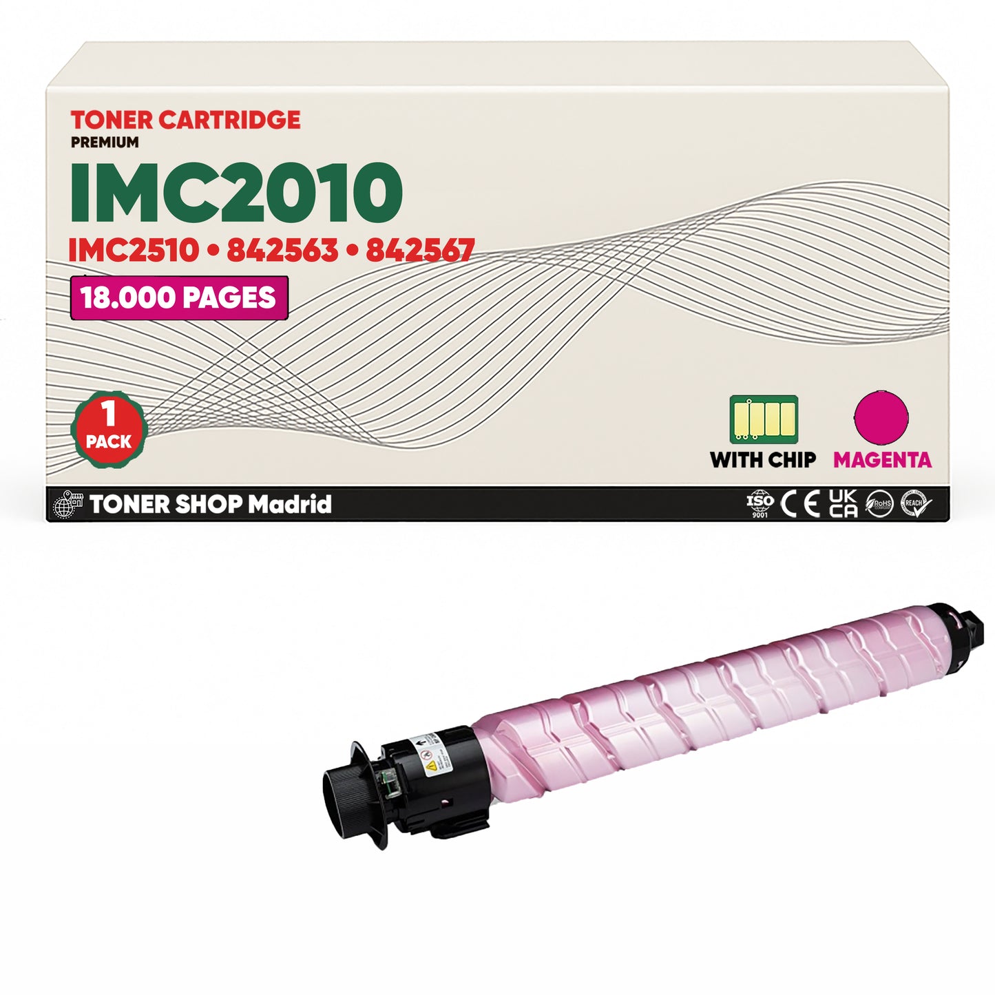 BDink Tóner Compatible Ricoh IMC2010/IMC2510 (Pack 4 CMYK)