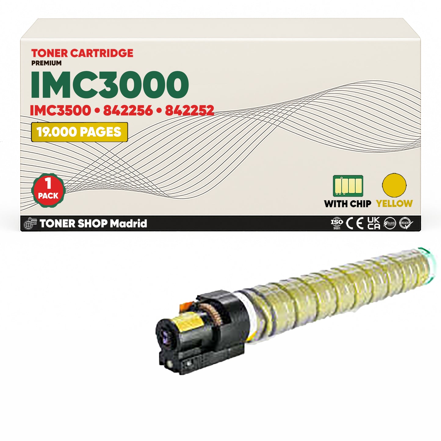 BDink Cartucho/s Tóner Compatible/s Ricoh IMC3000/IMC3500 CMYK (Pack 4)