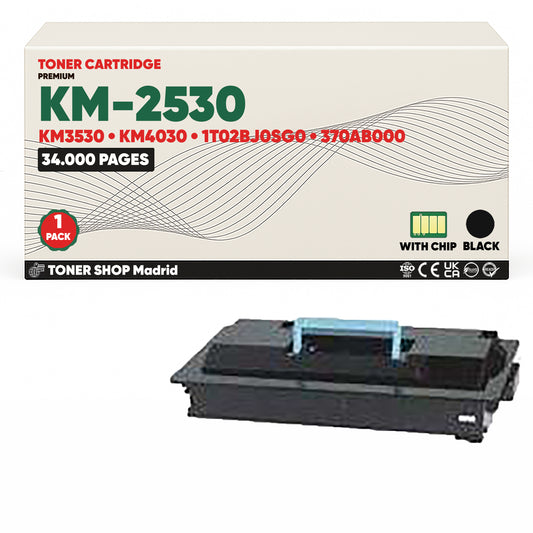 BDink Cartucho Tóner Compatible Kyocera KM2530 Negro