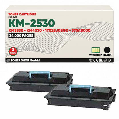 BDink Cartucho Tóner Compatible Kyocera KM2530 Negro