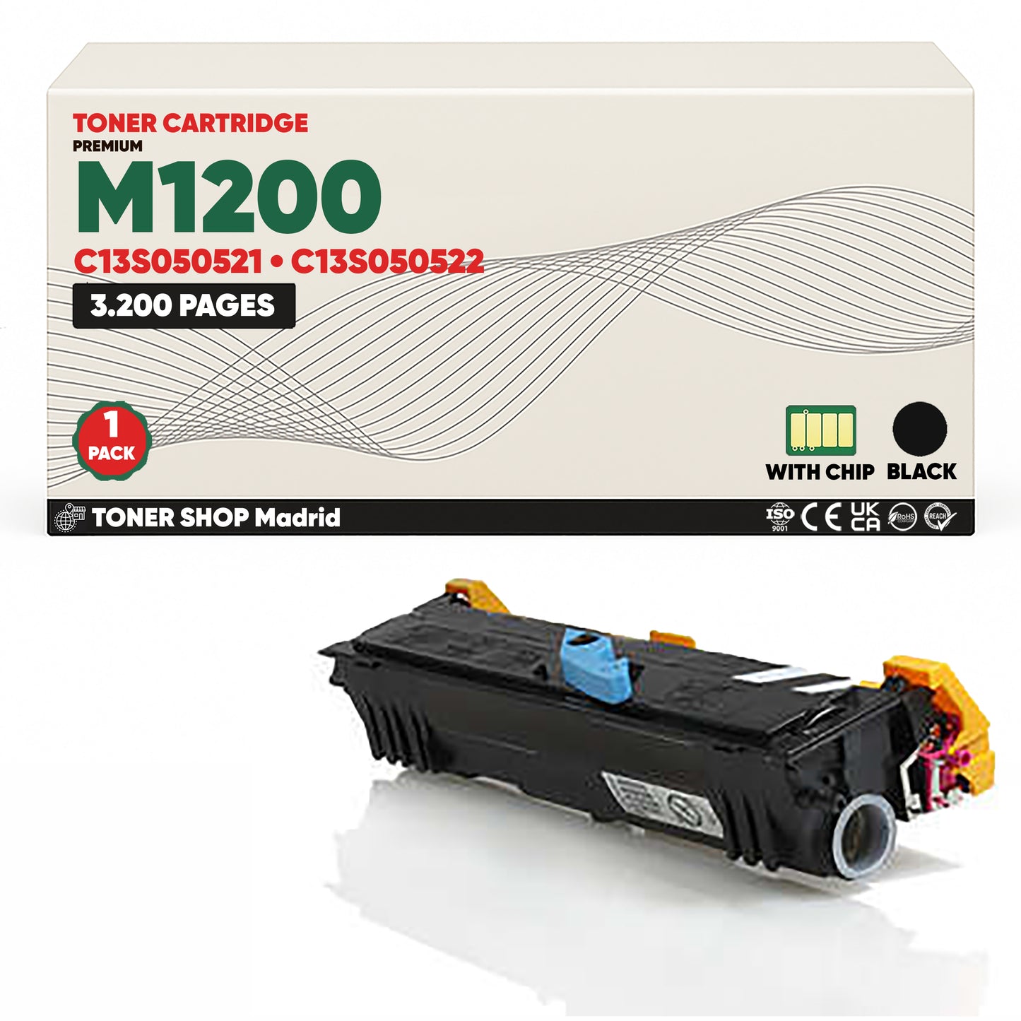 BDink Tóner Compatible Epson M1200 (Negro)
