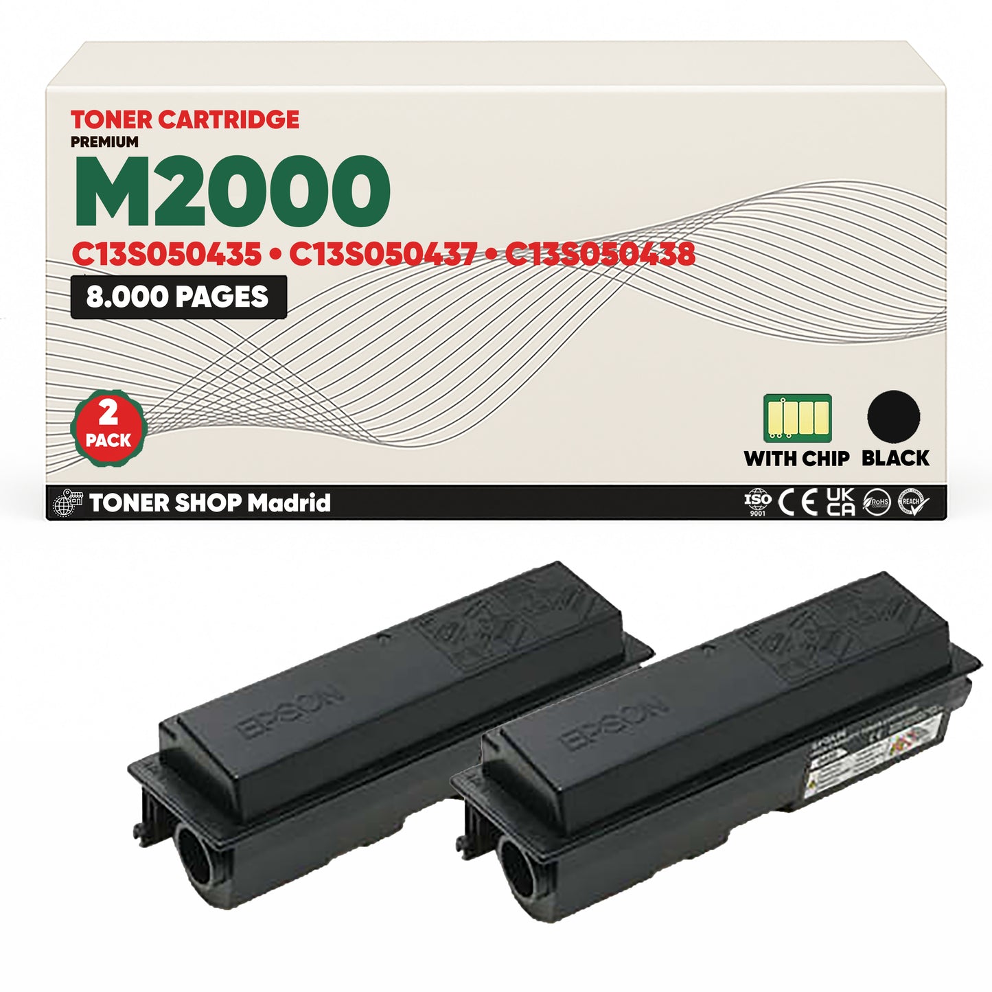 BDink Tóner Compatible Epson M2000 (Negro)