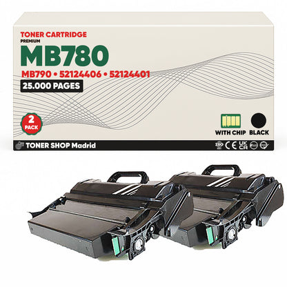 BDink Cartucho Tóner Compatible OKI MB780/MB790 Negro