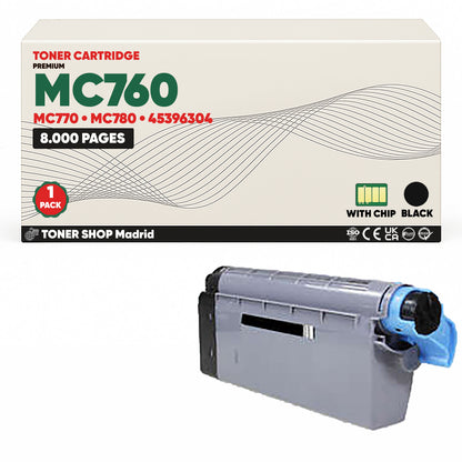 BDink Tóner Compatible OKI MC760/MC770/MC780 (Pack 4 CMYK)
