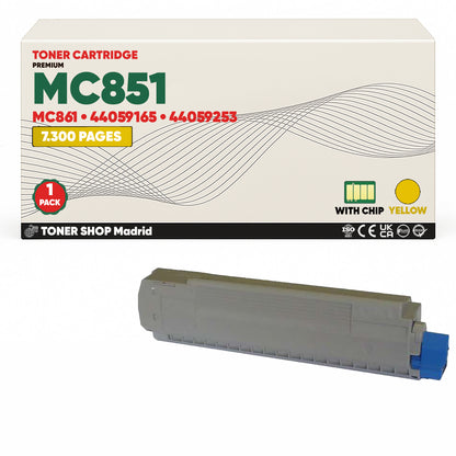 BDink Tóner Compatible OKI MC851/MC861 (Pack 4 CMYK)