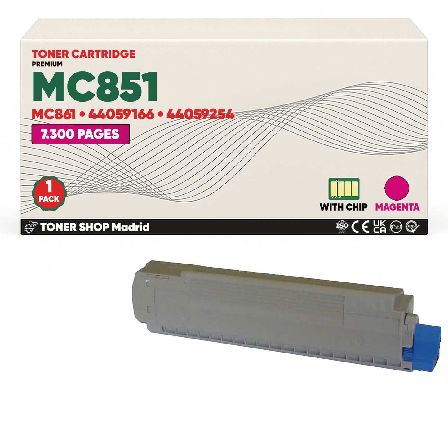 BDink Tóner Compatible OKI MC851/MC861 (Pack 4 CMYK)