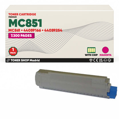 BDink Tóner Compatible OKI MC851/MC861 (Pack 4 CMYK)