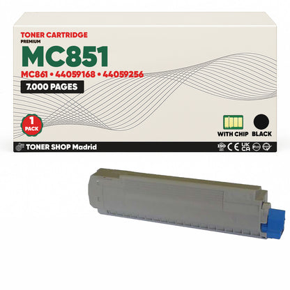 BDink Tóner Compatible OKI MC851/MC861 (Pack 4 CMYK)