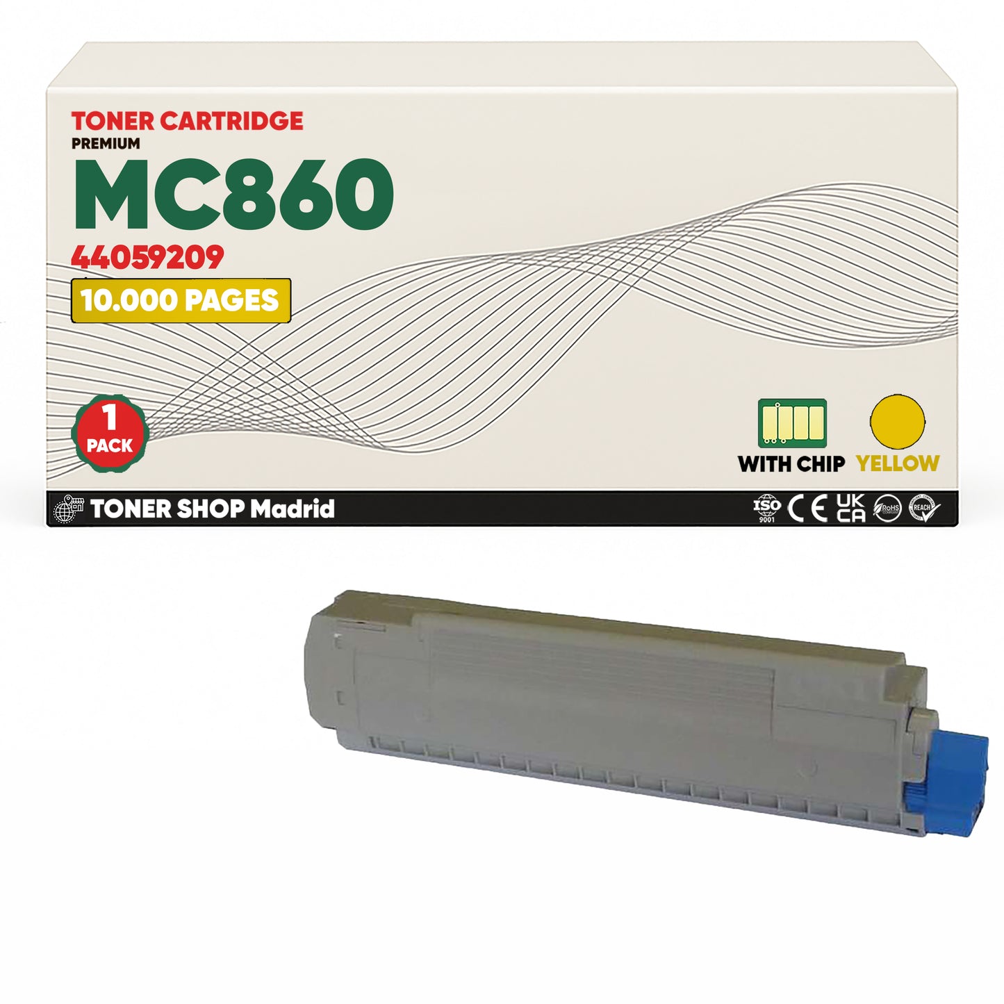BDink Tóner Compatible OKI MC860 (Pack 4 CMYK)