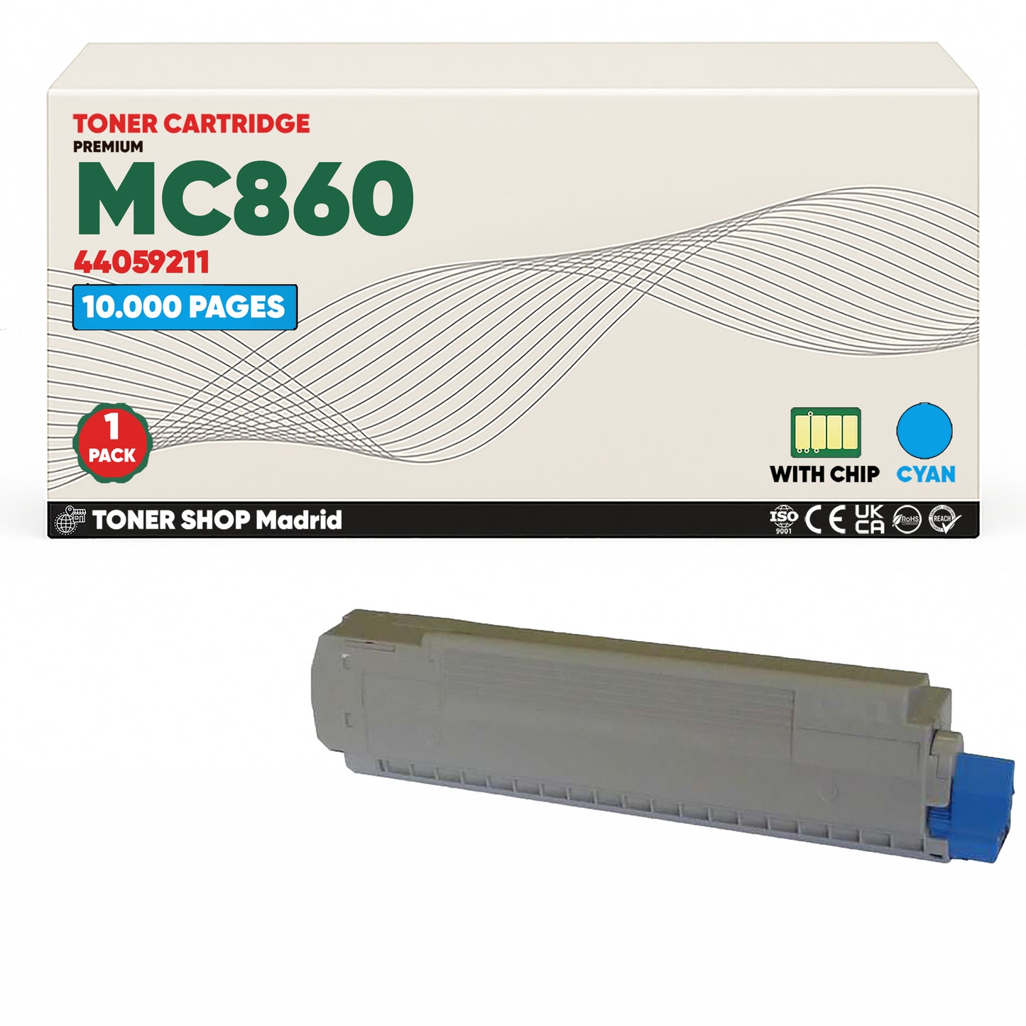 BDink Tóner Compatible OKI MC860 (Pack 4 CMYK)