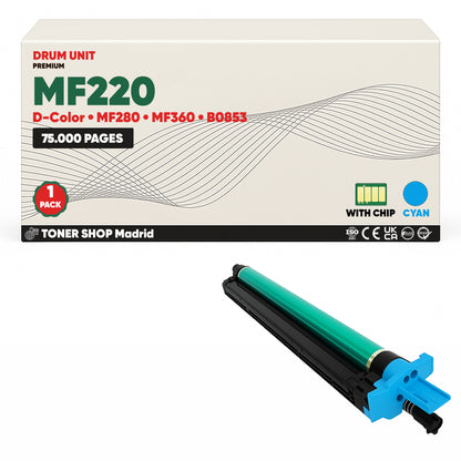 BDink Tambor de Imagen Compatible Olivetti D-Color MF220/MF360 Color (Drum)