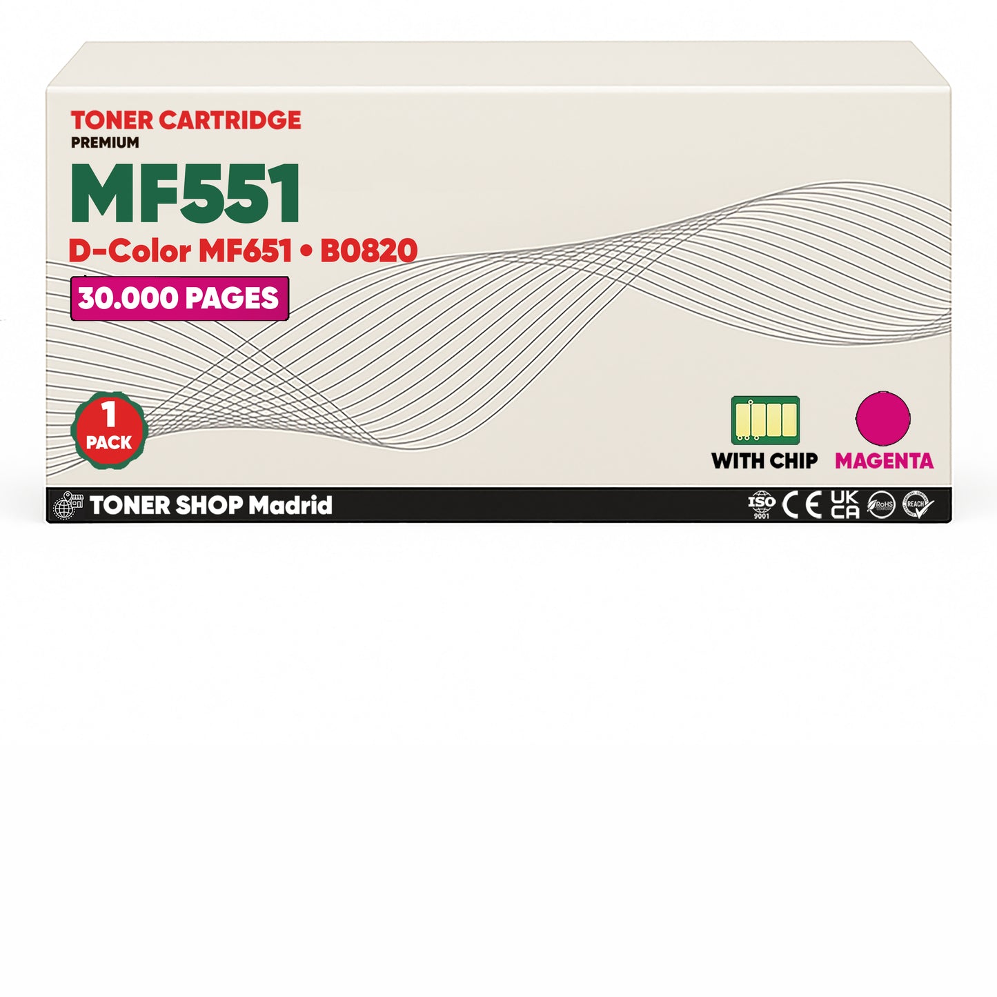 BDink Tóner Compatible Olivetti D-Color MF551/MF651 (Pack 4 CMYK)