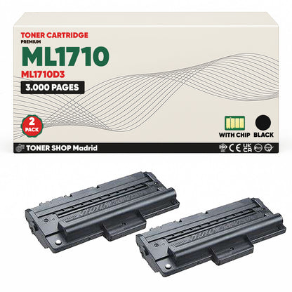 BDink Cartucho de Toner Compatible Samsung ML1710 Negro