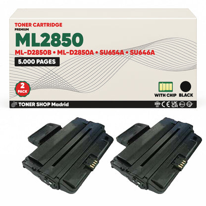 BDink Cartucho de Toner Compatible Samsung ML2850 Negro