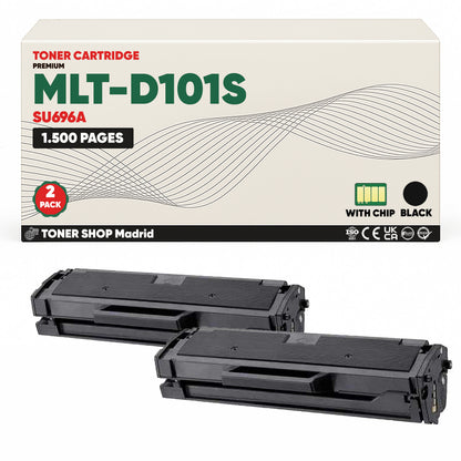 BDink Cartucho de Toner Compatible Samsung MLT-D101S Negro
