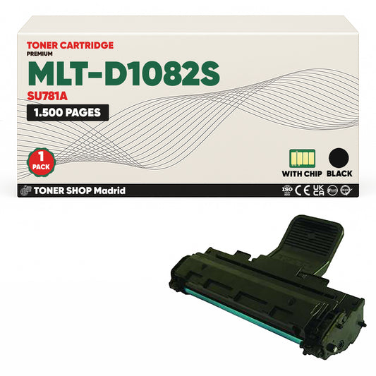 BDink Cartucho de Toner Compatible Samsung MLT-D1082S Negro