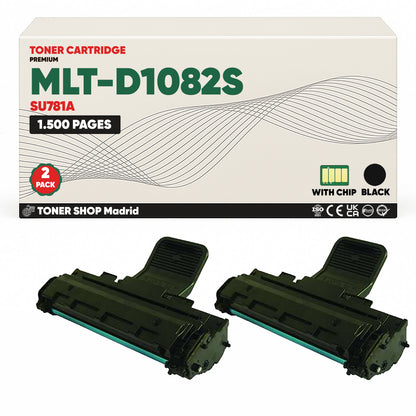 BDink Cartucho de Toner Compatible Samsung MLT-D1082S Negro
