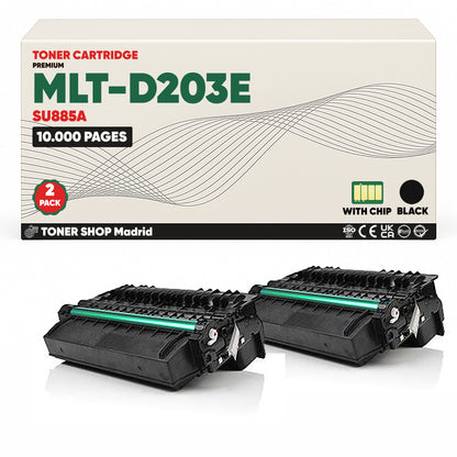 BDink Cartucho de Toner Compatible Samsung MLT-D203E Negro