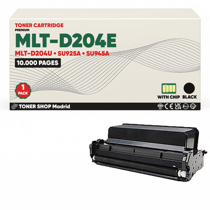 BDink Cartucho de Toner Compatible Samsung MLT-D204E Negro