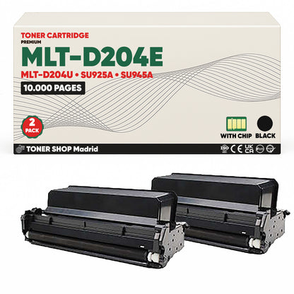 BDink Cartucho de Toner Compatible Samsung MLT-D204E Negro