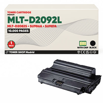 BDink Cartucho de Toner Compatible Samsung MLT-D2082L Negro