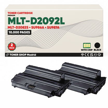 BDink Cartucho de Toner Compatible Samsung MLT-D2082L Negro