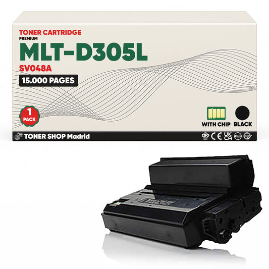 BDink Cartucho de Toner Compatible Samsung MLT-D305L Negro