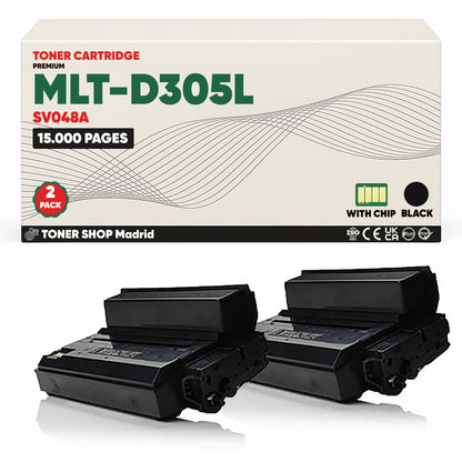 BDink Cartucho de Toner Compatible Samsung MLT-D305L Negro