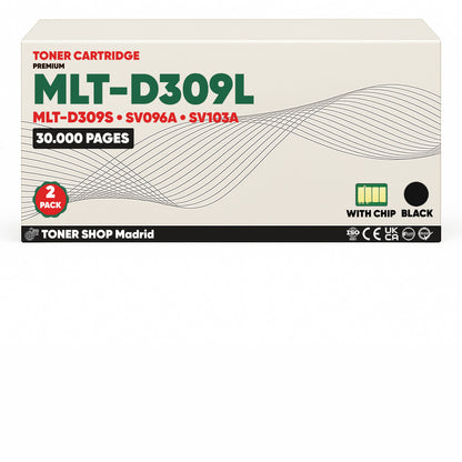 BDink Cartucho de Toner Compatible Samsung MLT-D309L Negro