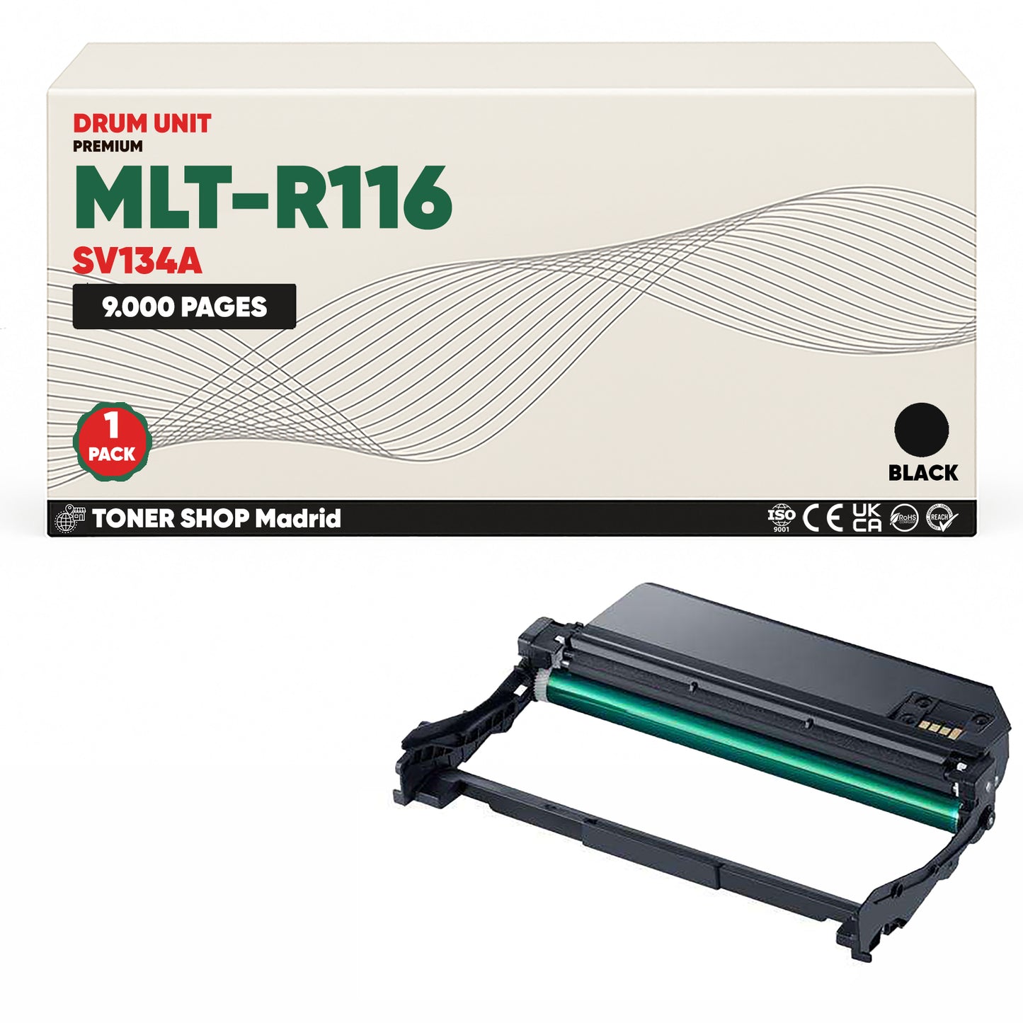 BDink Tambor de Imagen Compatible Samsung MLT-R116 Negro (Drum)