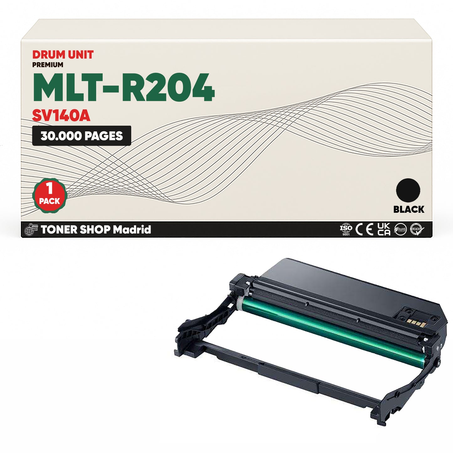BDink Tambor de Imagen Compatible Samsung MLT-R204 Negro (Drum)