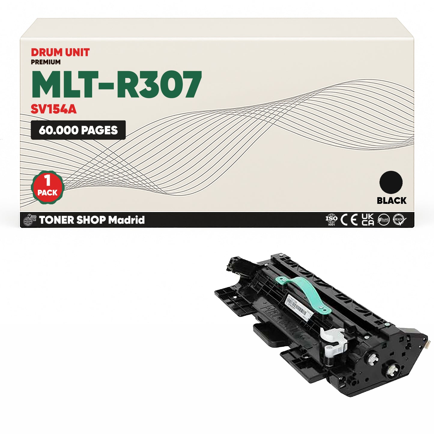 BDink Tambor de Imagen Compatible Samsung MLT-R307 Negro (Drum)