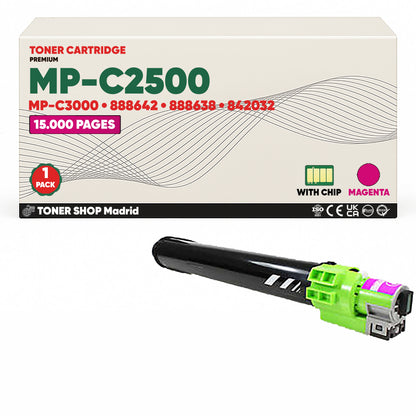 BDink Cartucho/s Tóner Compatible/s Ricoh MP-C2500/MP-C3000 CMYK (Pack 4)