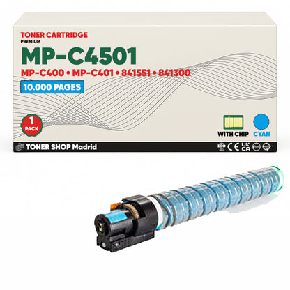 BDink Cartucho/s Tóner Compatible/s Ricoh MP-C300/MP-C401 CMYK (Pack 4)