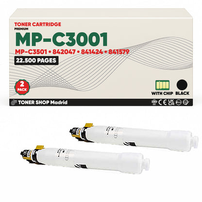 BDink Cartucho/s Tóner Compatible/s Ricoh Aficio MP-C3001/MP-C3501 Negro