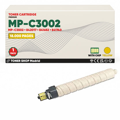 BDink Cartucho/s Tóner Compatible/s Ricoh MP-C3002/MP-C3502 CMYK (Pack 4)